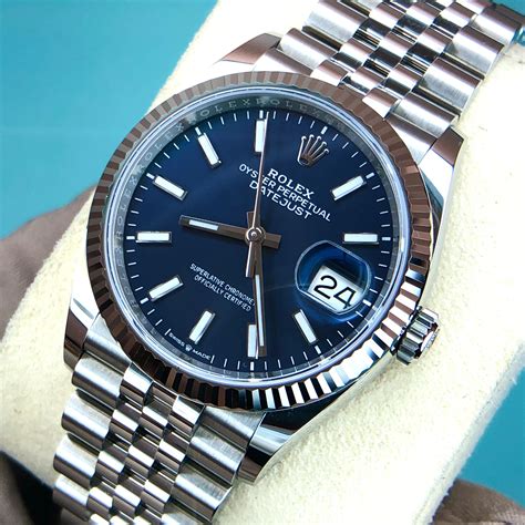 rolex datejust 36mm blau|rolex datejust 36mm for sale.